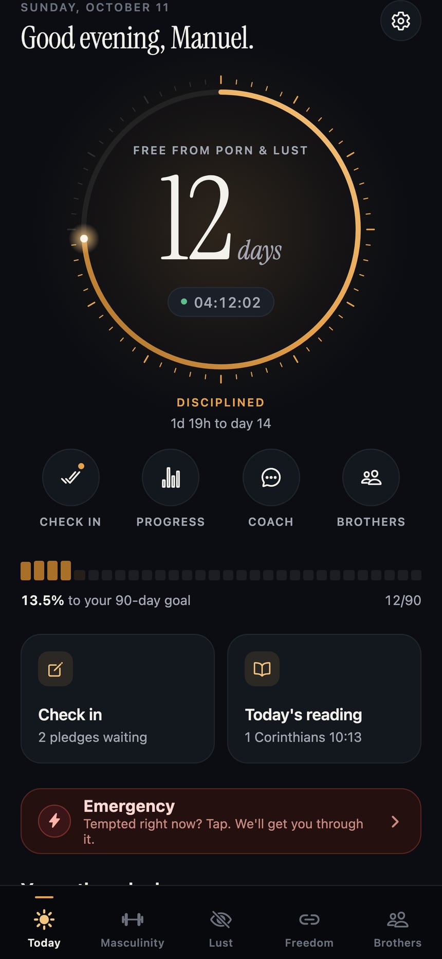 Ascnd Every day screen